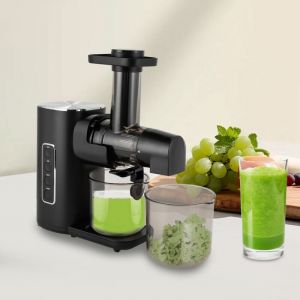 Extracteur de jus à vitesse lente, adapté aux fruits et légumes, extracteur de jus 150 w, extracteur de jus électrique, extracteur de jus horizontal