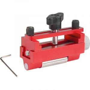 Guide d'aff&ucirc;tage de ciseaux &agrave; bois, guide d'aff&ucirc;tage avec vis de renfort sup&eacute;rieure, gabarit d'aff&ucirc;tage avec rouleau extensible, aff&ucirc;teur de ciseaux
