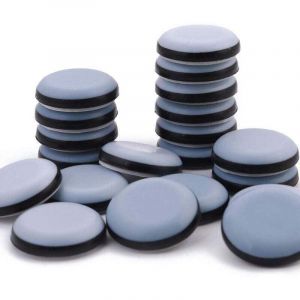 UlisemPatins pour Meubles T&eacute;flon Auto-adh&eacute;sifs - 24 Patin Antiderapant Protege Pied de Chaise Patins Glisseurs pour Meubles Cale Meuble pour Chaise,