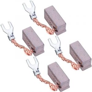 4x balai de charbon, charbons pour moteur &eacute;lectrique 7mm x 10mm x 20mm pour outil &eacute;lectrique