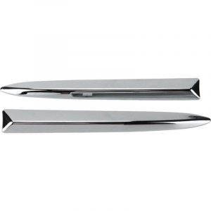 Bande de Moulure de Garniture Chrome Suprieure de Pare-chocs Avant, 735455041 de Remplacement pour FIAT 500 2007 2015