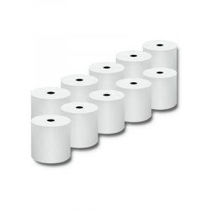 51892 Rouleau thermique 80 x 80 55g/m2 10 pièces sans bpa - Qoltec