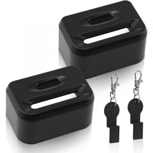 Tuserxln - Lot de 2 verrous de ceinture de sécurité pour enfants, protection de ceinture de sécurité pour enfants, protection de ceinture de sécurité