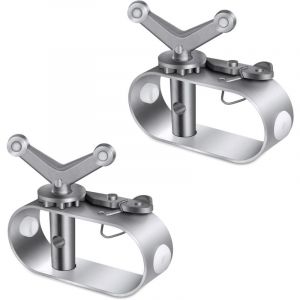 Lafomukea - 2 Pi&egrave;ces de C&acirc;ble Tendeur B&acirc;che Piscine, Tendeur de C&acirc;ble de Couverture Robuste Treuil de Couverture de Piscine, Cliquet de C&acirc;ble pour la