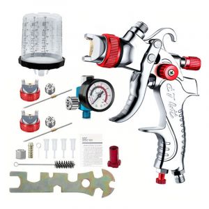 SNQ - Pistolet à Peinture Pistolet pulvérisateur d'air à Alimentation par gravité hvlp Meubles de Voiture Petit Pistolet de réparation Pistolet