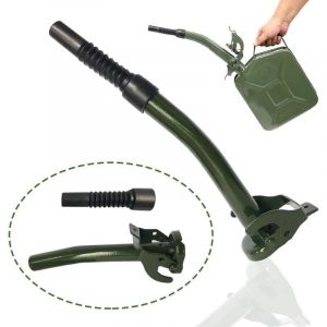 Bec verseur pour bidon d'essence, bec verseur flexible pour jerrican &agrave; essence 5 l, 10 l, 20 l, 30 l, tuyau de carburant pour bidon en m&eacute;tal 20 l