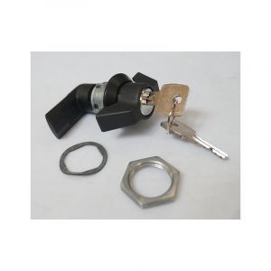 Bouton verrou polyamide &agrave; cl&eacute; 2433A pour fermeture coffret industriel s&eacute;rie GISSEY