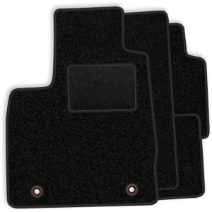 Ensemble de tapis de sol en velours pour Audi A3 III 8V Berline 2012-2020 - finition noire