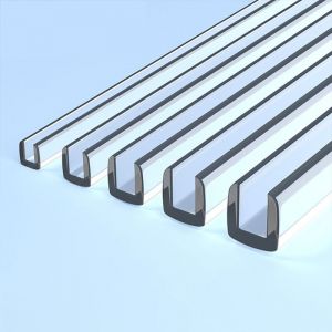 Profil&eacute; De Protection des Bords en PVC Transparent, Flexible Protection De Bord en U pour B&eacute;b&eacute;, 300cm Garniture De Bord(Wide 18-20mm)