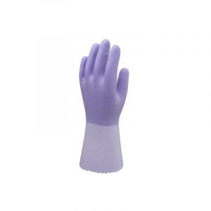 Gant latex sur jersey coton bleu adherise T10