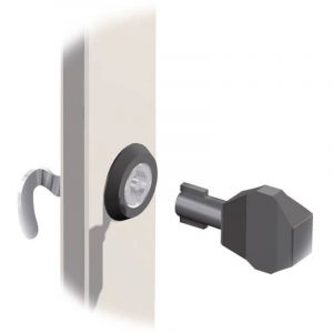 Clé pour armoires de distribution panneton double Fibox 8392235 polyamide noir 1 pc(s)