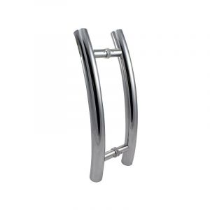 Cuivrinox - Paire de baton de maréchal cintré inox poli brillant ø 40 mm - longueur 440 mm entraxe 300mm - Kit d