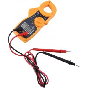 Pince Multim&egrave;tre Num&eacute;rique, AC DC Voltm&egrave;tre Amp&egrave;rem&egrave;tre Ohmm&egrave;tre Volt Testeur avec &eacute;cran LCD, Ohm Volt Amp Multi Testeur pour Testeur de R&eacute;sistance