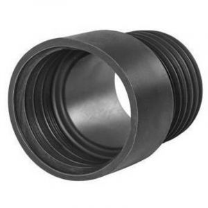 R&Eacute;DUCTEUR EN CAOUTCHOUC NR NOIR D. 75 Dimensions : Diam. Int. F 80 mm