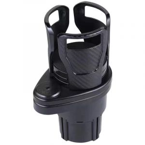 Ahlsen - Porte-Gobelet de Voiture 2 en 1,Porte Boisson,Support Réglable pour Voiture,Rotation à 360 degrés,Porte gobelet voiture pour la plupart des
