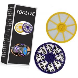 Kit de filtre HEPA avant et arri&egrave;re pour Dyson DC05 DC08 DC15 DC19 DC20 DC21 remplacement de l'aspirateur du moteur inf&eacute;rieur sup&eacute;rieur avant-