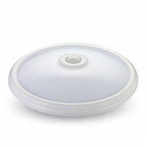 Plafonnier circulaire &agrave; led 12W avec d&eacute;tecteur de mouvement infrarouge V-tac VT-13