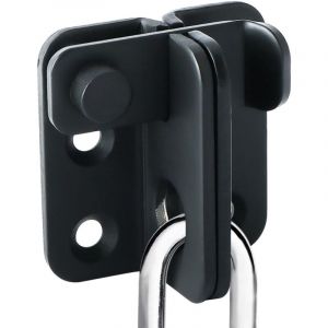 Verrou Porte Exterieur Loquet Porte Verrou Portail, Verrou Porte Interieure avec Vis pour Fenêtre, Placard et Jardin, Serrure Porte Coulissante