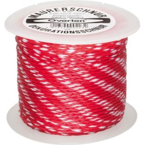 Cordeaux macon PP 2,0mm 100m rouge Overmann