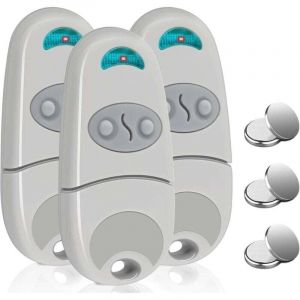 Télécommande de porte, télécommande de porte 433,92 MHz, 3 télécommandes de porte universelles, compatible avec CAME TOP432NA TOP432EE TOP432EA