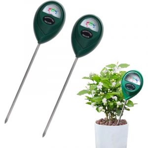 Lot de 2 Capteurs D'Humidit&eacute; du Sol &agrave; Longue Sonde, Testeur Humidit&eacute; Plante, Capteur de Moniteur d'eau, Hygrom&egrave;tre pour Ext&eacute;rieur et Int&eacute;Rieur