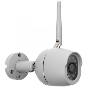 Chacon - Caméra de surveillance ip Wi-Fi extérieure IP65 - 1080p - Blanc