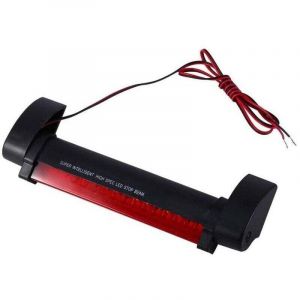 Feux Arri&egrave;res Assembl&eacute;es Universelles Rouge 14 LED 3&egrave;me Frein De Voiture Feu Arri&egrave;re Feu Haute Montage Feu Stop 12V 3eme feu stop adhesif+feu stop