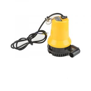 Dc 12V Pompe à eau submersible Pompe submersible 50W 4200L / h Pompe à courant continu Pompe à eau sale Longueur de ligne portable pour étang à