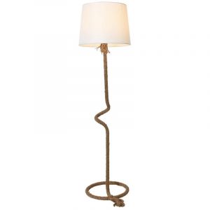 Lampadaire Corde Lin 40X40X151 Marron