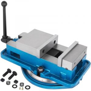 Mophorn Étau de fraiseuse de précision de 5 pouces, base pivotante à 360 °, pince d'étau d'établi Accu Lock, largeur de mâchoire de 125 mm, pour la