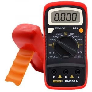 Multim&egrave;tre num&eacute;rique BM500A 1000 V, ohmm&egrave;tre LCD, mesureur de r&eacute;sistance d'isolement num&eacute;rique, m&eacute;gohmm&egrave;tre, testeur &eacute;lectrique