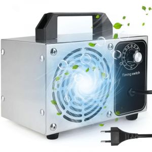Auto G&eacute;n&eacute;rateur d'ozone 32000mg/h, Ozoniseur pour eau, 10-350㎡ Purificateur d'air d'ozone pour d&eacute;sinfecter la maison avec minuterie 60 min,