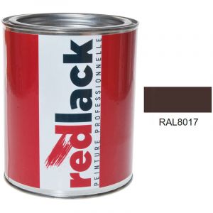 Pot 1L Peinture &ndash; RAL 8017 &ndash; Brun chocolat &ndash; Mat &ndash; multisupport &ndash; Redlack