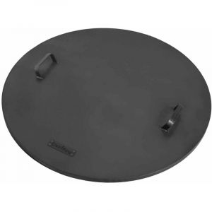 Farmcook - Couvercle pour foyer extérieur, acier naturel, rebord profilé, CookKing, 111333