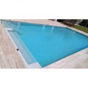 Mosa&iuml;que en verre press&eacute; pour piscines, bains et saunas 32.5 cm x 51.5 cm - Pearl White