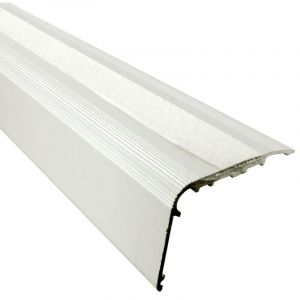 Nez De Marche Avec Bande Antid&eacute;rapante Phosphorescente - Anodis&eacute; Argent Lg 1950mm Homewell