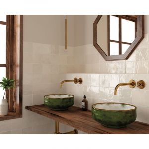 Fa&iuml;ence - LA RIVIERA - BLANC - 3X20 PENCIL BULLNOSE - Vendu &agrave; l'unit&eacute;