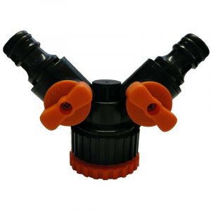 Adaptateur de robinet diviseur de tuyau darrosage a 2 voies offre exclusive