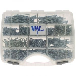 Malette De 1055 Vis Agglo Tête Fraisée Pozi