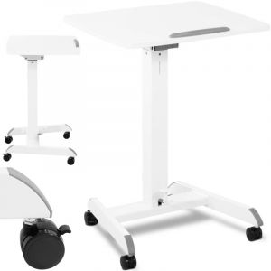 Fromm&starck - Table support pour ordinateur portable inclinable et réglable sur roulettes 60 x 52 cm 760 - 1130 mm