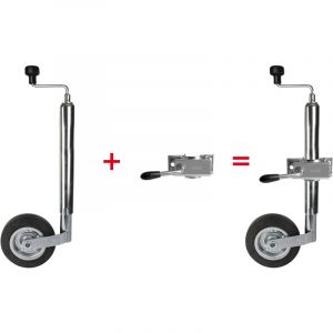 LAS - Roue Jockey Et Collier De 4,8 Cm