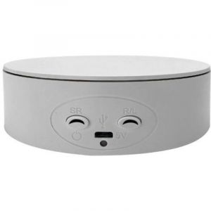 Plateau Tournant Electrique, 360 Degr&eacute;s Pr&eacute;Sentoir Rotatif &Eacute;lectrique 13CM 5KG Table Tournante Rotative &eacute;lectrique avec Chargement USB 2 Vitesses