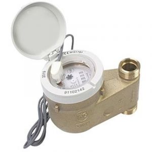 Compteur d'eau domestique MNRS pour eau froide Qn 6 1" 150 mm, avec &eacute;talonnage inclus