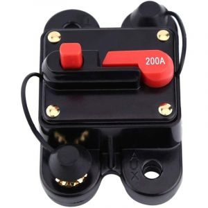 DC12V Disjoncteur sectionneur disjoncteur disjoncteur pour voiture Marine bateau v&eacute;lo r&eacute;initialisation fusible 80-300A(200A)