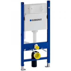 Duofix - Bâti-support pour wc suspendu, 112 cm, avec réservoir de chasse d'eau encastré Delta 12 cm 458.129.00.1 - Geberit