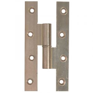 Paumelle laiton nopeud plat. lames &agrave; bouts carr&eacute;s 110x55 droite - METAUX OUVRES & DECORES