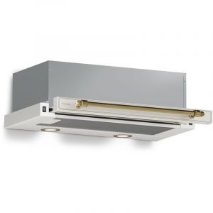 Klarstein Victoria Hotte Aspirante, 60cm Hotte &agrave; Tiroir R&eacute;tro, 358 m&sup3;/h, Classe A++, LED, 2 Filtres &agrave; Charbon, Fa&ccedil;ade Extensible, Silencieuse, Hotte