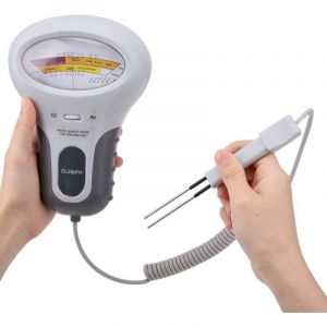 Testeur Num&eacute;rique LCD Multifonction, PC-102B CL2 - Testeur de Chlore de pH pour Piscine, spa Analyseur de Qualit&eacute; de l'eau avec Sonde Testeur