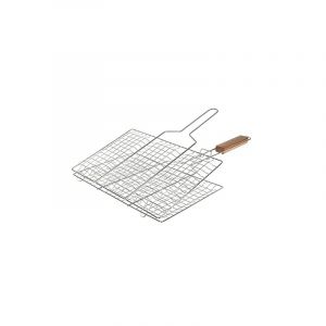 Grilles de cuisson barbecue et fumoir - grille de barbecue double, grille barbecue rectangulaire, grille bbq 34X22 - I Love Bbq