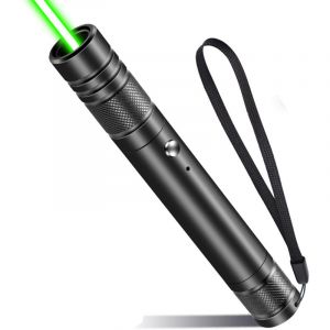 Pointeur laser, pointeur laser vert longue port&eacute;e, stylo laser haute puissance 2000 m&egrave;tres, pointeur laser vert